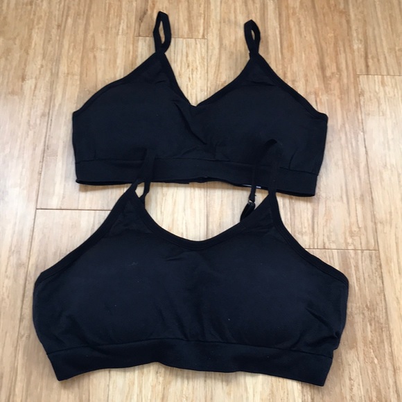 Black adjustable bralette w/ removable pads - Picture 2 of 4